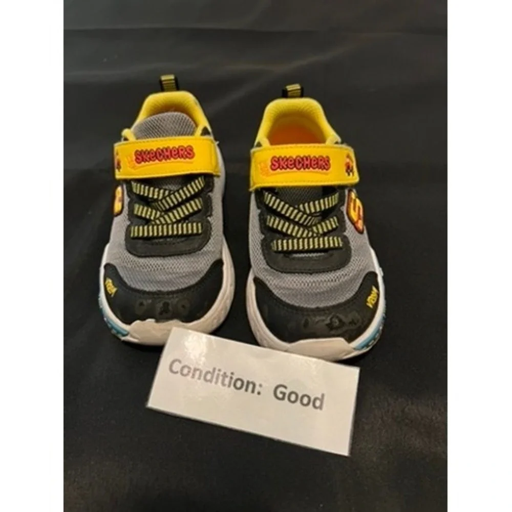 Skechers Lil Skechers Toddler Boys Construction Truck‎ Sneakers Grey SN 407312N